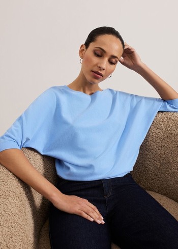 Phase Eight Cristine Knitwear Blue Australia | HR6410795